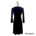 Norma Kamali  Black Sweetheart Wrap Dress XS Photo 5