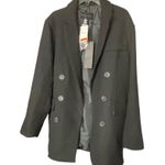 Know One Cares know.one.cares Women's Size Small Double Breasted Jacket Grey Business Wear NWT Photo 1