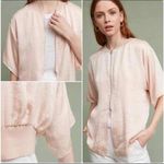 Anthropologie Hei Hei by Anthro. Tie-Front Zip Up Jacket Pink Sz Small Photo 9