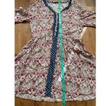 Hem & Thread  maroon dress Sz L Photo 2