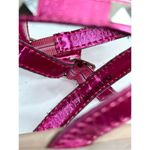 14th & Union  Sandals‎ Womens Size 7 Finley Metallic Pink Studded Detail Photo 6