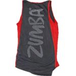 Zumba  Fitness Women's Red and Gray Tank Top Small Photo 1