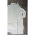 Lush Clothing Lush Cream Cold Shoulder Sweater Dress Small Distressed Photo 5