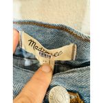 Madewell Light Blue Denim 100% Cotton Button Front Slit Wrap Midi Skirt Size 29 Photo 5