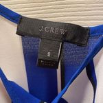 J.Crew  Crepe Beach Coverup Dress in Blue Stripe Photo 2