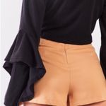 Very J ‎Cropped Fuzzy Ruffle Sleeve Sweater Photo 10