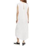 Free People  Beach Dress Womens XS Gathered Midi Asymmetrical Flowy Boho Summer Photo 1