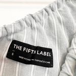 Revolve The Fifth Label Pixel One Shoulder Striped Ruffle Cropped Top  Size Small Photo 3