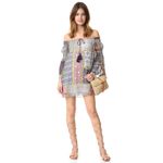 Likely Barrow Off Shoulder Patchwork Dress NWT Photo 3