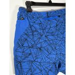 Brooks  Moment 5" Running Shorts LARGE Blue Geometric Athletic Track Pockets Photo 6
