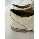 Frye Women’s Oxford Shoes US 7B Light Beige, Slightly Textured Leather Photo 9