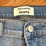 Reformation Skinny Distressed Jeans Cyprus Destroyed Light Wash Women’s Size 28 Photo 1