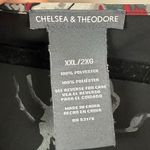 Chelsea & Theodore Top Women's 2XL Black Multi Floral V Photo 4