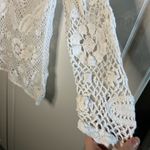 American Vintage Vintage Hand Knit Crochet Cottagecore Sweater Photo 3