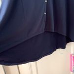 H by Halston  petit large navy high low dress Photo 1