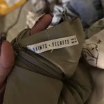 Saints + Secrets Green Satin Romper Dress Photo 2