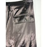 The GREAT. Satin Trousers Pants Women's Size 0 Black Dressy Party Fun Photo 3