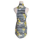 Boston Proper - Lemon Stripe Sleeveless Zip Front Resort European Dress Sz S Photo 4