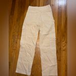 Cream corduroy cargo pants Photo 3