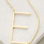 Anthropologie Initial Necklace Photo 0