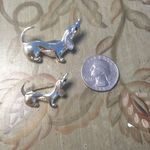 Small Dog & Big Dog brooch Gold Photo 4