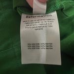 Reformation Alva Jumpsuit Womens 2 Kelly Green Smocked Wide Leg Sleeveless Crop Photo 12