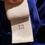 St. John Women's Blue Side Panel Satin Trim Pants Pull On Size Small Lightweight Photo 4