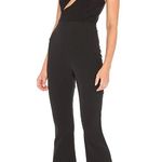 AQ/AQ  Black Sexy Pembroke Wide Leg Flared Jumpsuit Photo 1