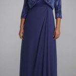 David's Bridal  3/4 Sleeve Jacket and Dress Set size 10 Photo 0