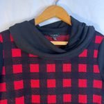 Talbots Cowl Neck Buffalo Plaid Sweater Classic Preppy Casual Size Small Photo 2