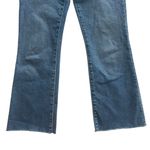 Lee Madewell Mid Rise Kick Out Crop Raw Hem Jeans Size 27 Photo 6