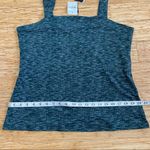 Bobeau NWT  Nordstrom Ribbed Green Stretchy Knit Heather Green Tank XL Photo 2