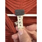 Free People We the Free Mock Neck Lover Split Back Tunic Top Red Women’s Size Medium Photo 4