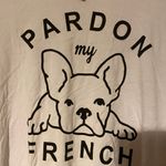 Alya  White 'Pardon My French' Dog T-Shirt Photo 2