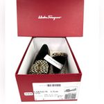 Salvatore Ferragamo Sarno Bow Embellished Raffia Low Heel Loafers US 5 - EU 35.5 Photo 1