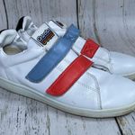 Goats The 005 Leather Sneaker Velcro Straps White Size 8.5 Photo 0