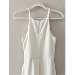 BCX  Gown Size‎ Medium White High Slit Sequin Trim Formal Dress Photo 5