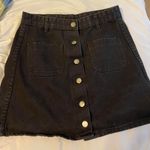Black denim Skirt Size M Photo 2