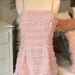 Summer Fun Dress Party Pink Rose Spaghetti Strap Mini Womens Medium Size undefined Photo 0