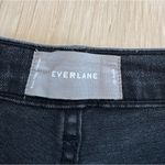 Everlane  High Rise Straight Jeans Faded Black Size 26 Ankle Photo 2