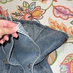 Women’s denim skirt y2k can also wear as top or skirt elastic band back vintage Blue Size undefined Photo 6