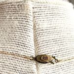 Vintage Sadie Green Signed Art Deco Antiqued Gold Necklace Photo 4