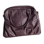 THIRTY ONE Jewell Plum Handbag Vegan Leather Handles Shoulder Strap NEW Purple Photo 1