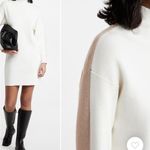 525 America 525 Cotton Color Block Dress in Chalk Multi Size Medium Photo 4