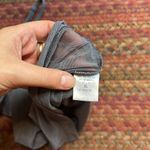 GREY SHEER MESH SLIP DRESS SWIM COVER UP Gray Size undefined Photo 3