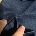 Ralph Lauren Lauren Linen Button Front Shirt Jacket Lightweight Navy Blue 1X Photo 7