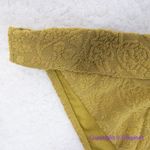 NEW Rhythm.X Free People Paisley Hi String Bikini Bottoms‎ size S Pistachio Green Photo 3