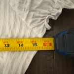 SheIn LWD White Textured Mini Dress Ties in front off or on shoulder Dainty Photo 14