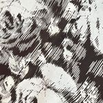 Rena Rowan | Vintage Silk Cream and Brown Full Length Skirt | Size 6 Photo 7