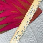 Vintage retro handmade cropped sleeve dress with v neck chevron style small Blue Photo 5